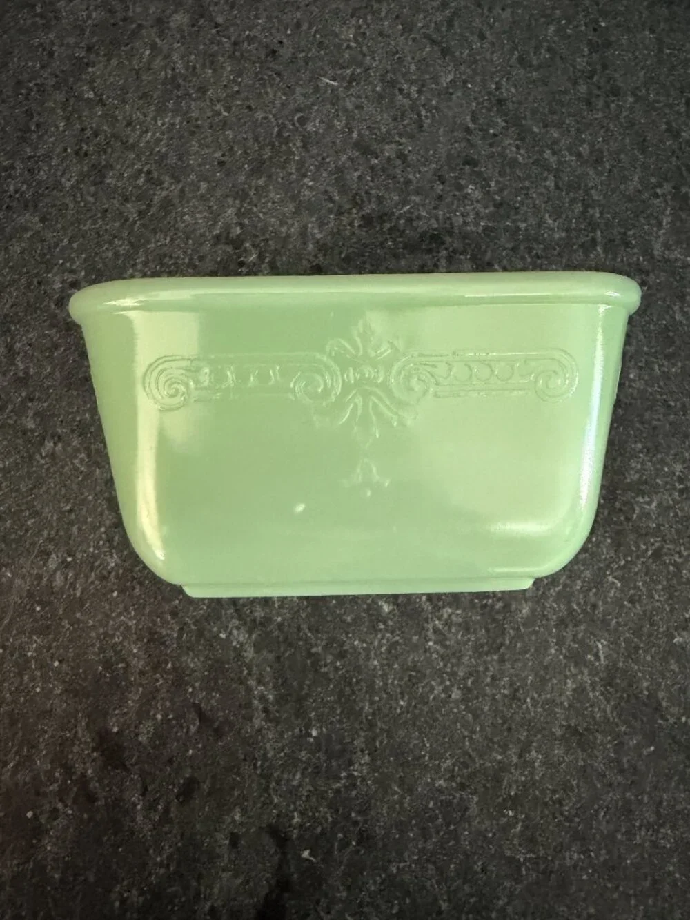 Fire King Jadeite Philbe Refrigerator Dish c1950